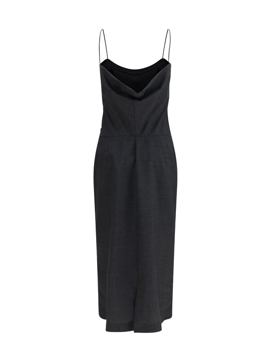 Calvin Klein Camas Wool Dress - Graphite