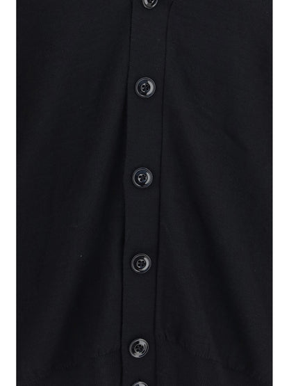 Lemaire Merino wool blend Cardigan - Black