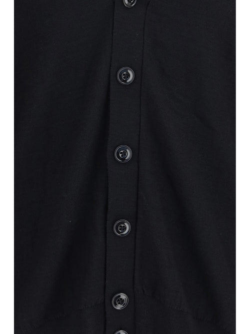 Lemaire Merino wool blend Cardigan - Black