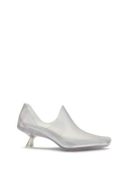LOEWE Emily Aqua PVC Ankle Boots