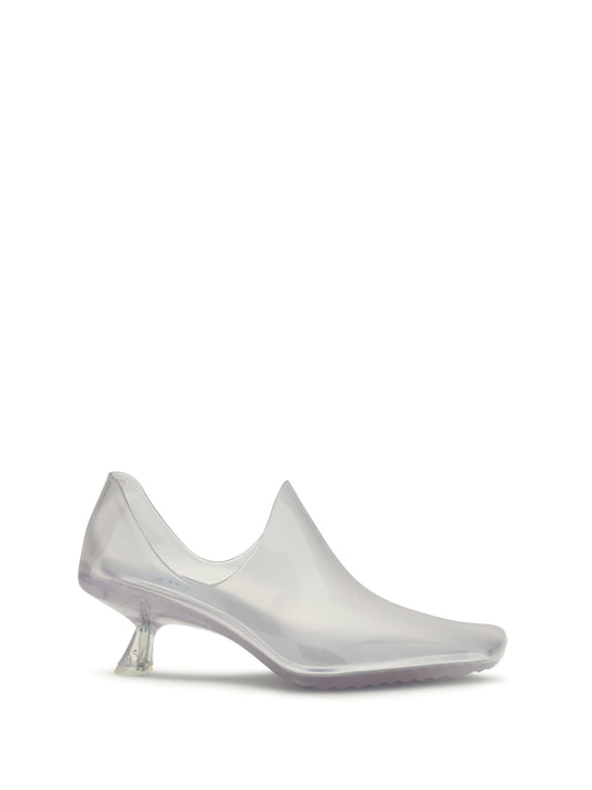 LOEWE Emily Aqua PVC Ankle Boots