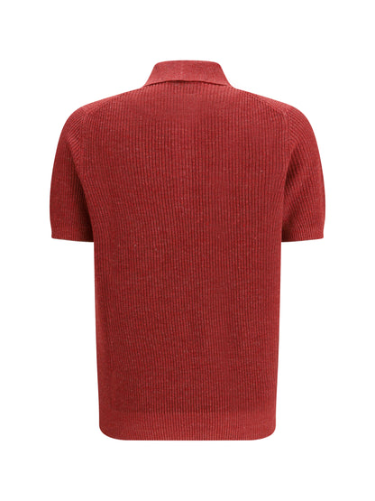 BRUNELLO CUCINELLI Cotton Polo Sweater