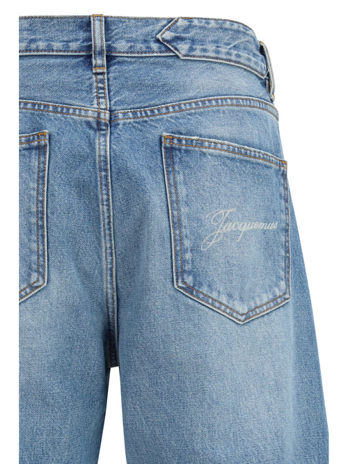 Jacquemus Wide-leg Jeans - Blue/Tabac