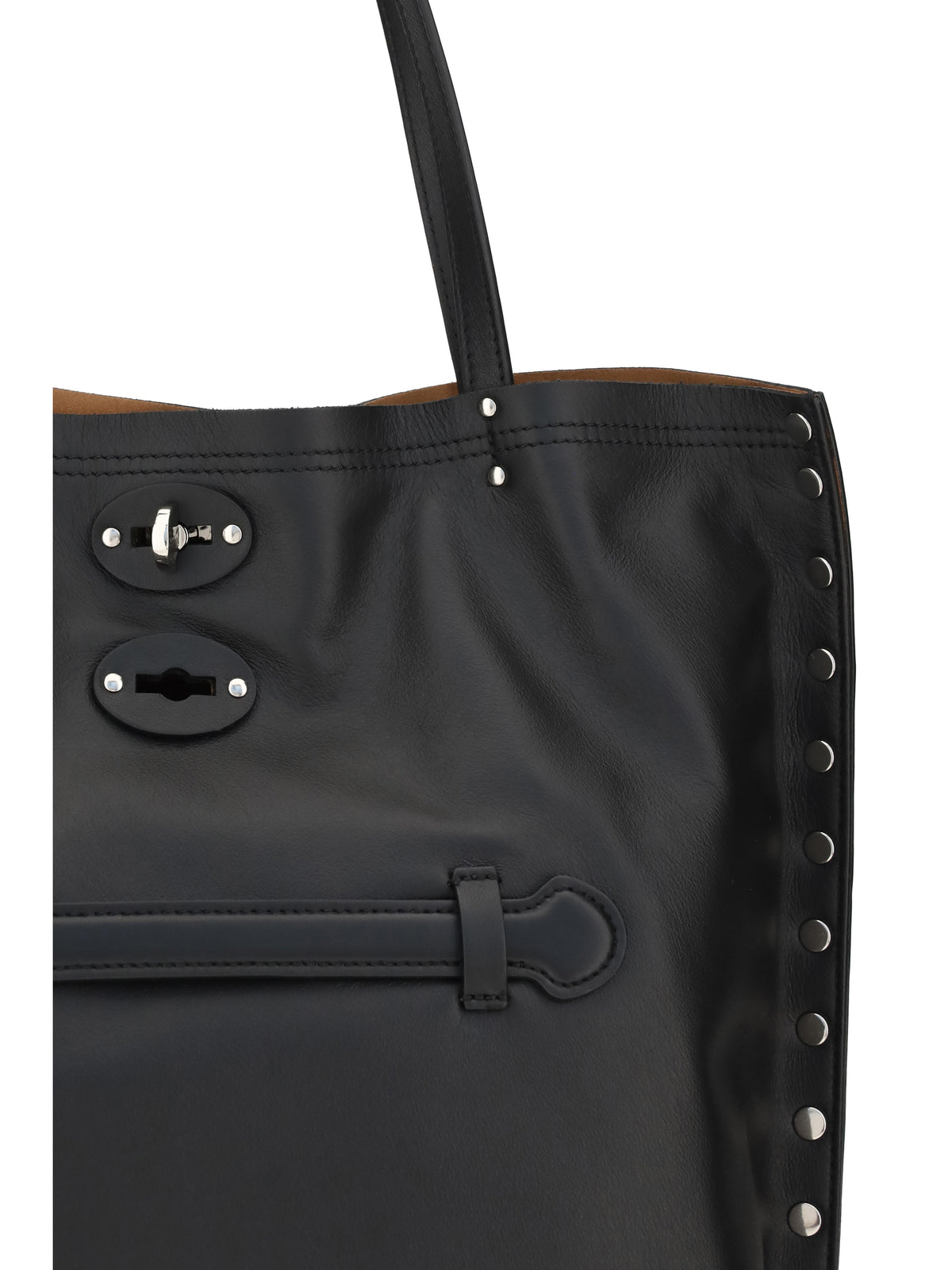 Zanellato A'spasso Saeta Shoulder Bag - Black Lavagna