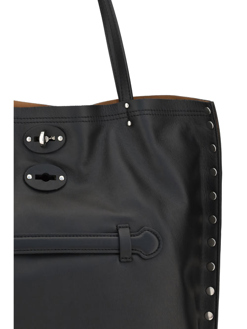 Zanellato A'spasso Saeta Shoulder Bag - Black Lavagna