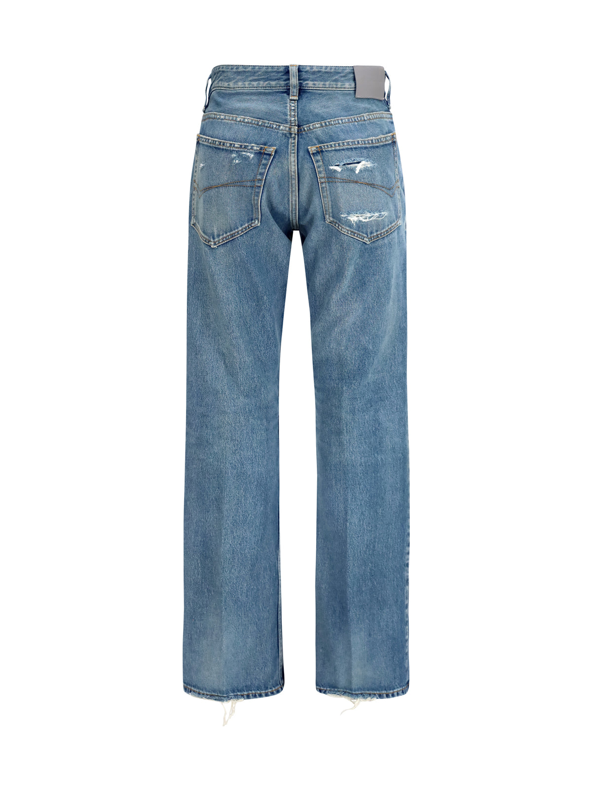 Balenciaga Straight-leg denim Jeans - Dark Blue