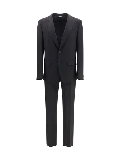 Dolce & Gabbana Martini Light single-breasted wool gabardine Suit - Black