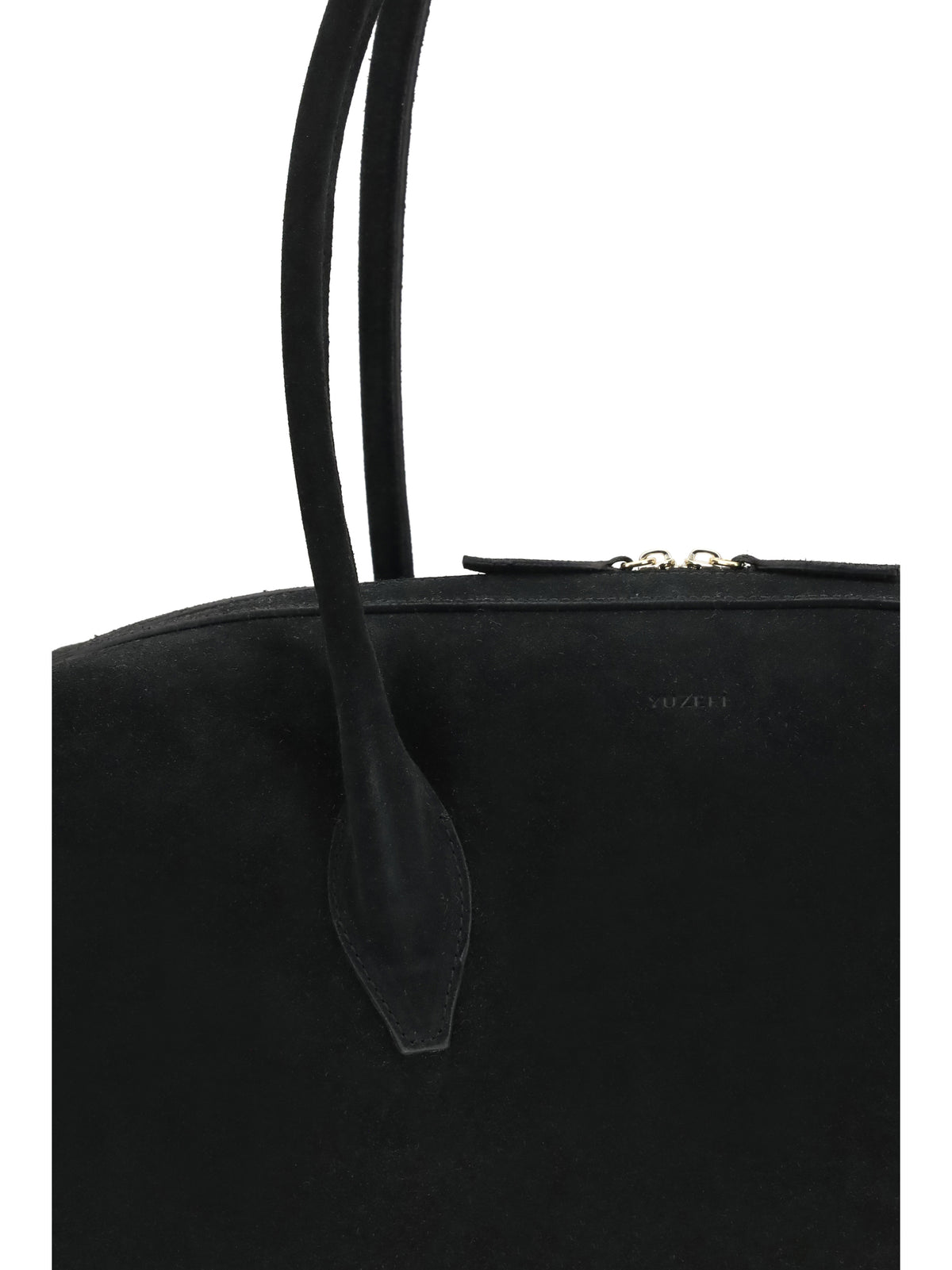 Yuzefi Brioche Shoulder Duffle Bag - Black