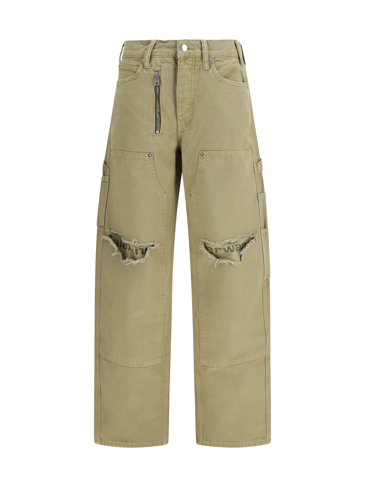 Alexander Wang Zip Carpenter Pants - Vintage Army Green