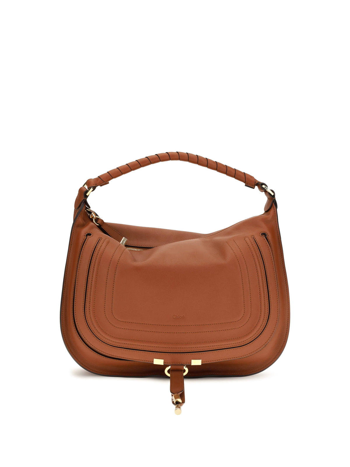Chloé Marcie Shoulder Bag - Clay Brown