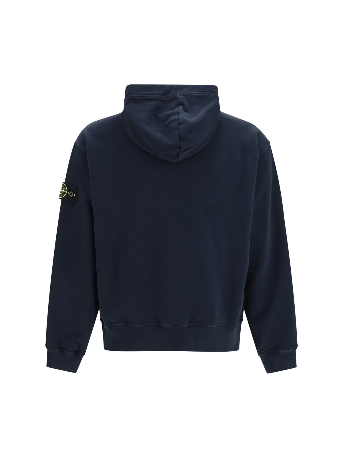 Stone Island Hooded Sweatshirt with front pocket - Navy Blue