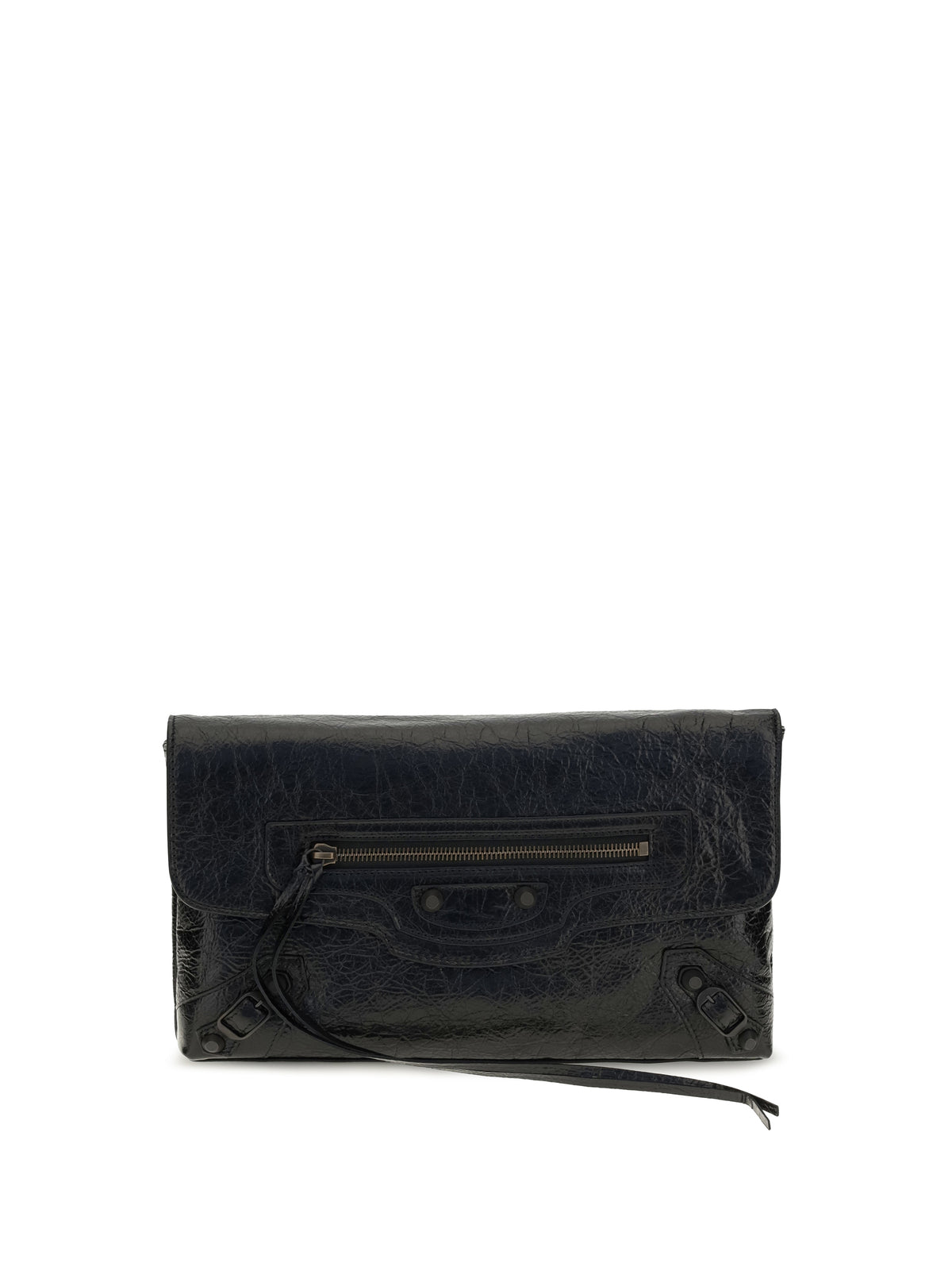 Balenciaga Le City Clutch in lambskin - Black