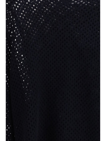 Allude perforated boatneck Jumper - 14