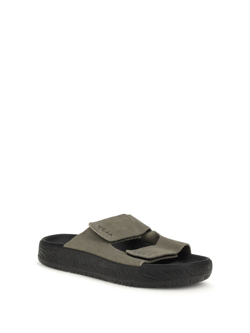 Veja Etna Sandals - Khaki/Black