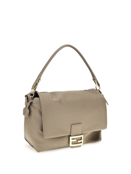 Fendi Baguette Soft nappa leather Shoulder Bag - Tortora