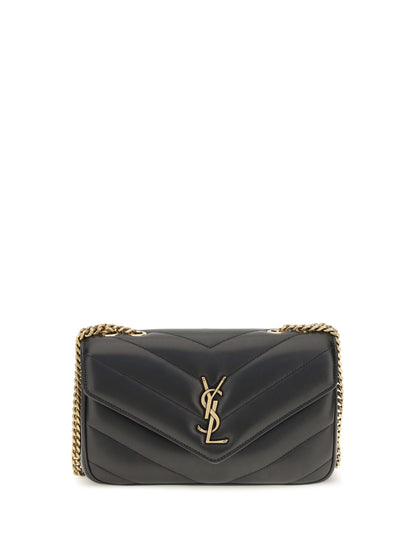 Saint Laurent LouLou leather Crossbody Bag - Black