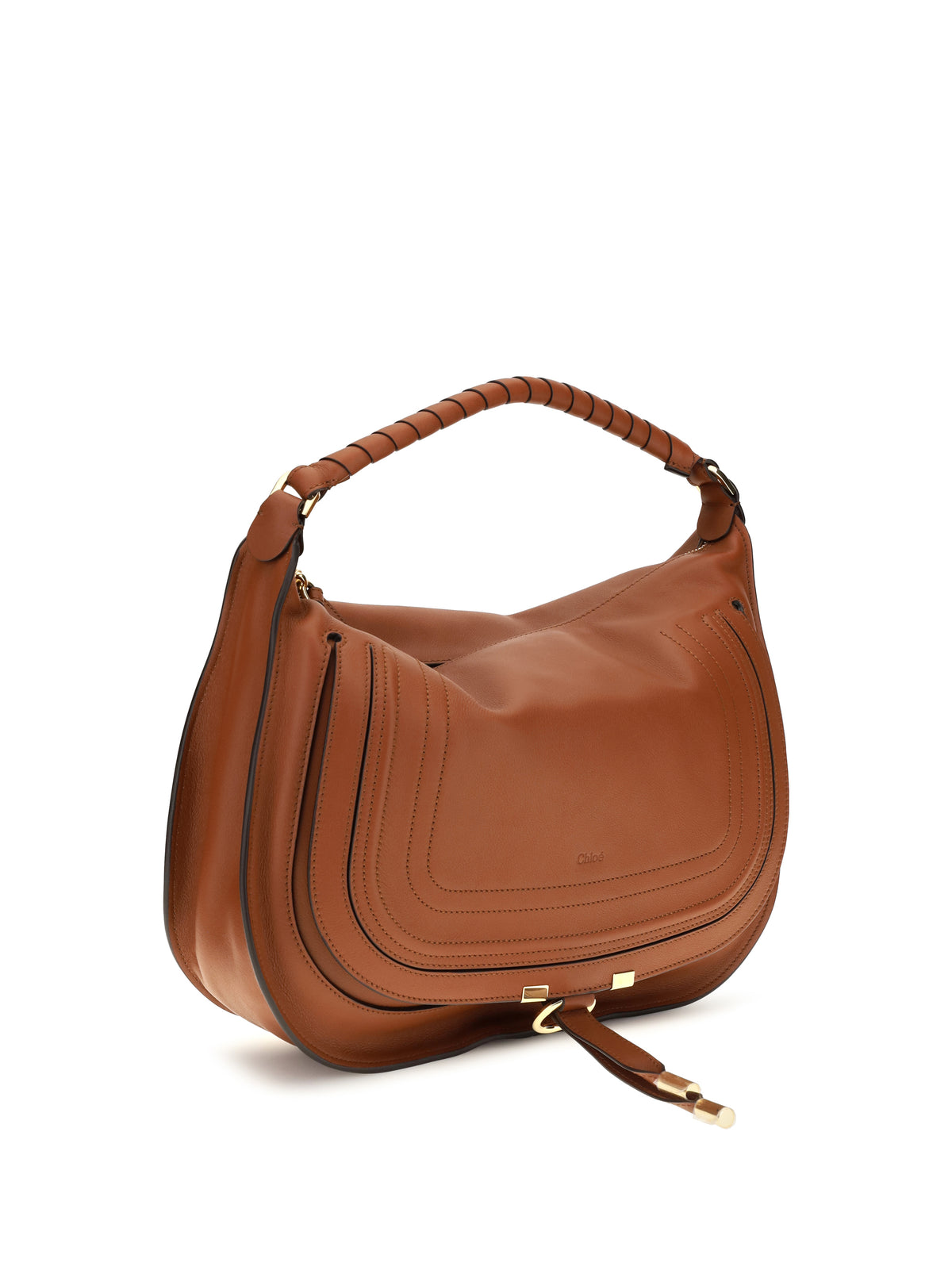 Chloé Marcie Shoulder Bag - Clay Brown