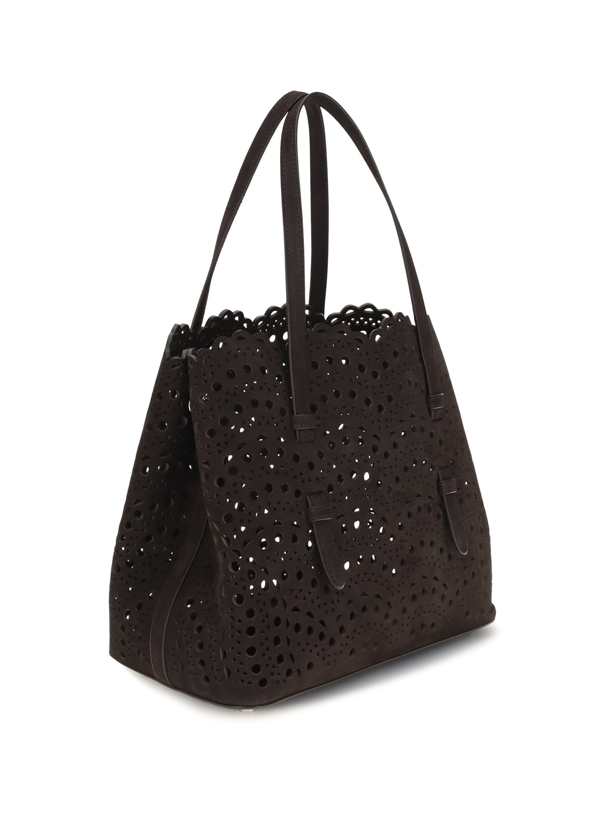 AlaïA Mina medium Handbag - Brun Fume