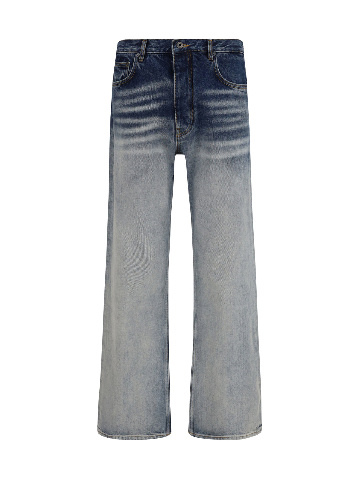 Off-White Half Arrow Jeans - Ombre Bleach Blue