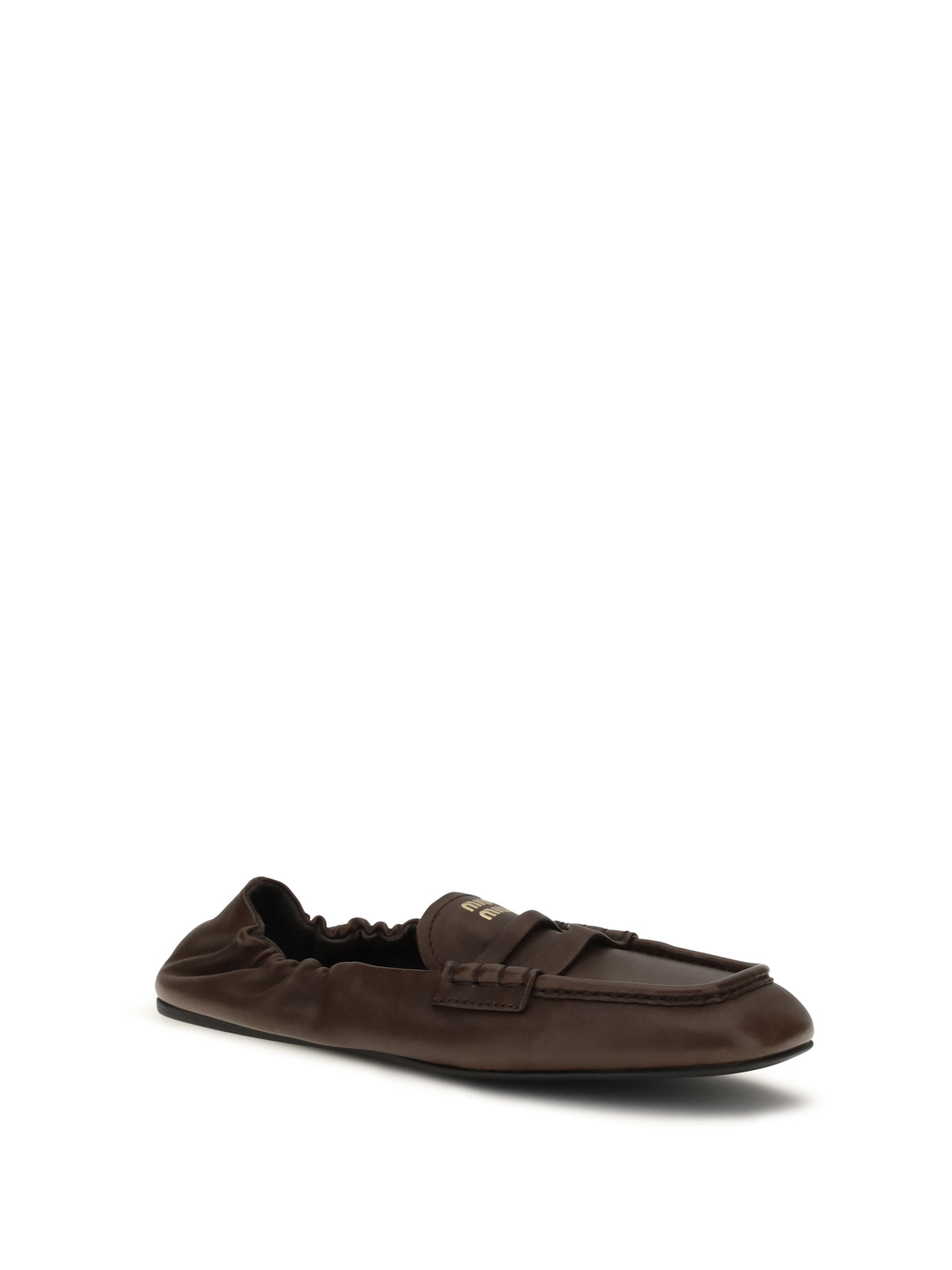 Miu Miu Ruches Loafers in nappa leather - Radica