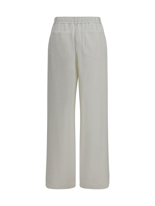 Brunello Cucinelli Track Pants - White