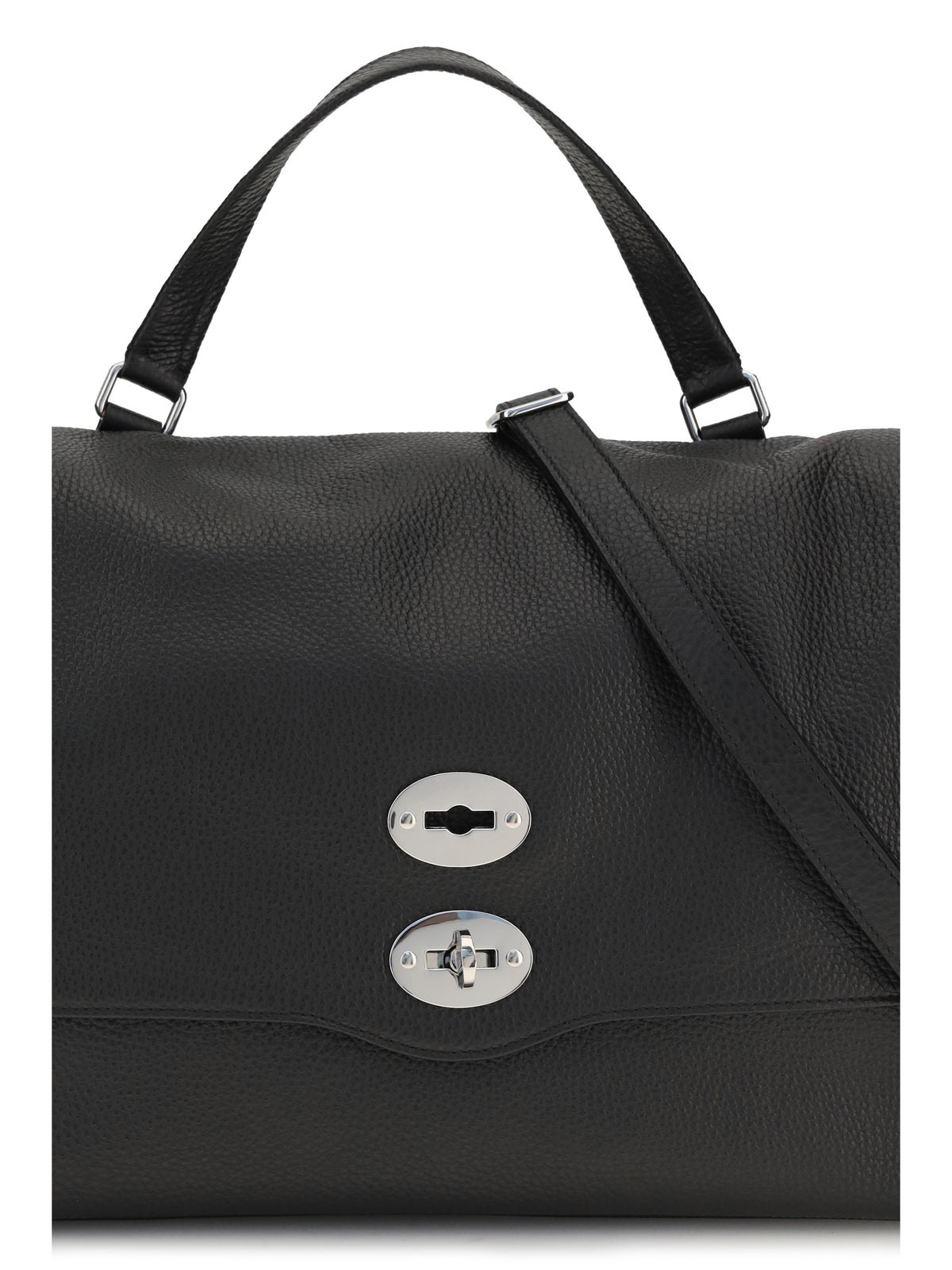 Zanellato Medium Postina Daily Handbag - Black Black