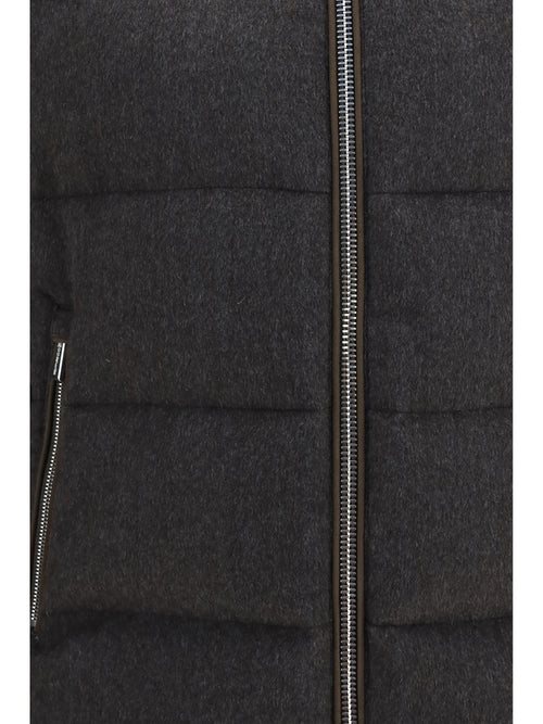 Moorer Casciano hooded Down Jacket - Moro