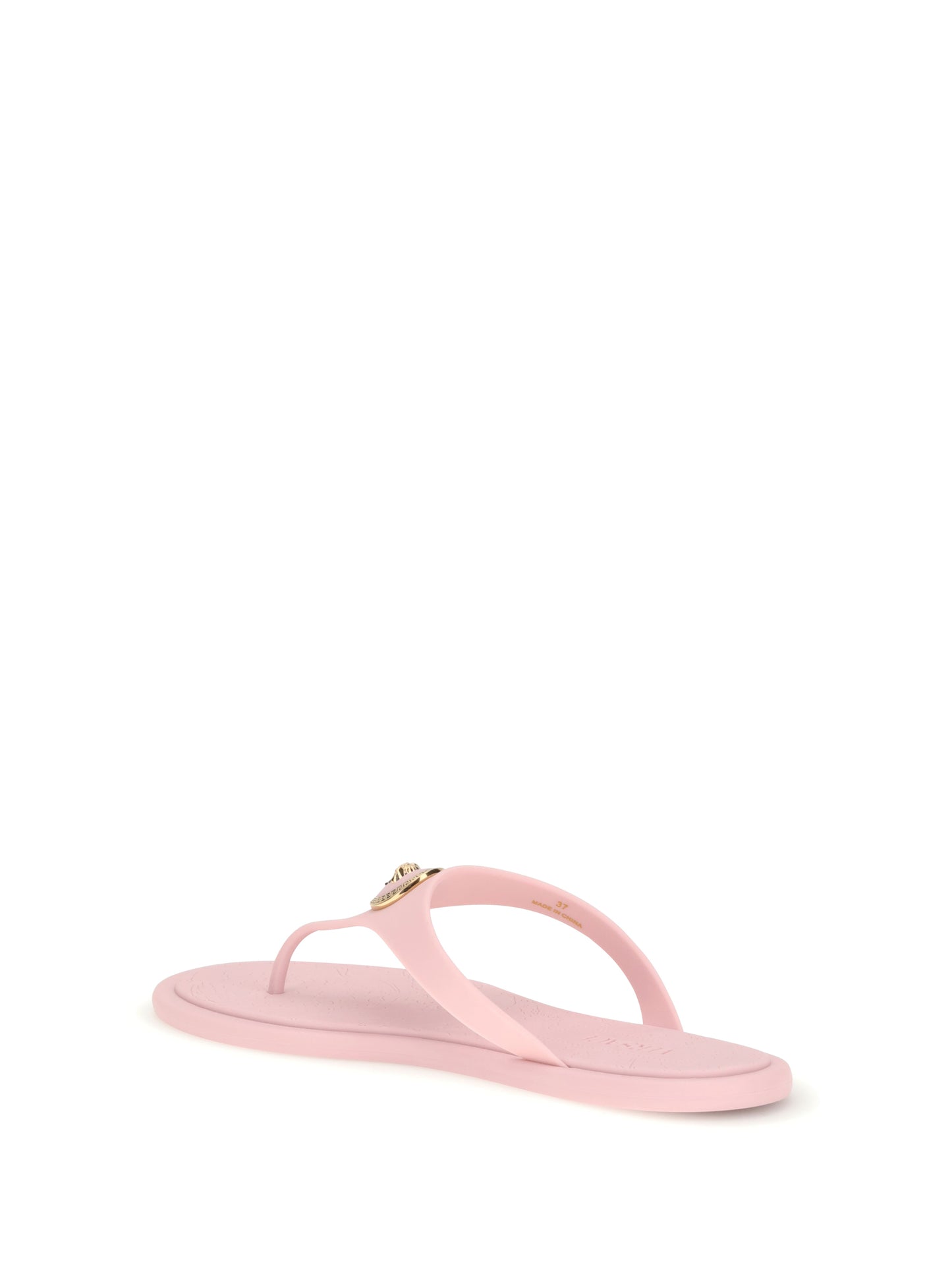 VERSACE Rubber Thong Sandals