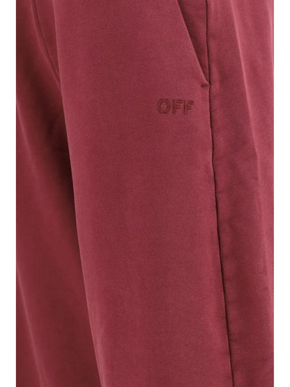 Off-White Off Stamp Balloon Sweatpants - Fade Out Hawthorn Rose Hawthorn Rose