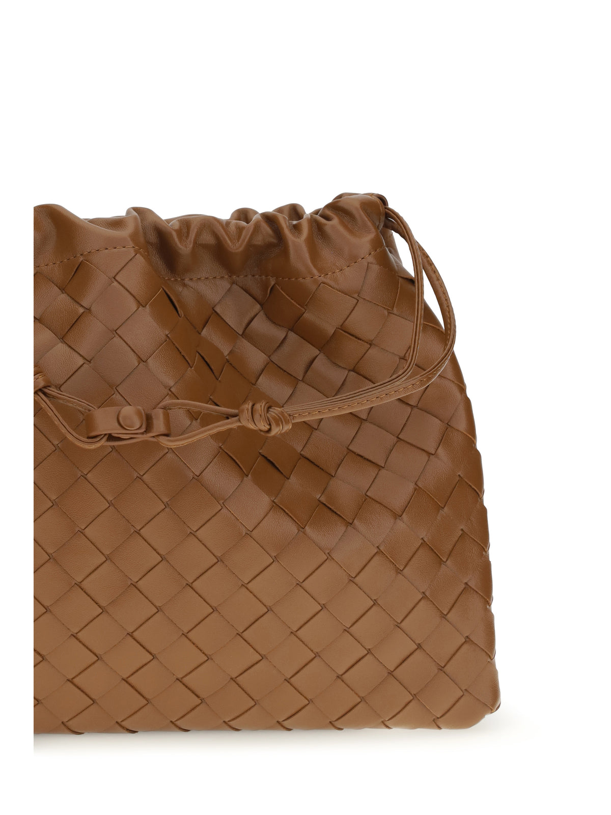 Bottega Veneta Medium Clutch Bag - Tannin-Gold