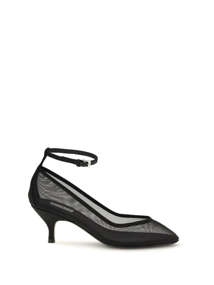 Alaïa Nude Mesh Pumps - Noir