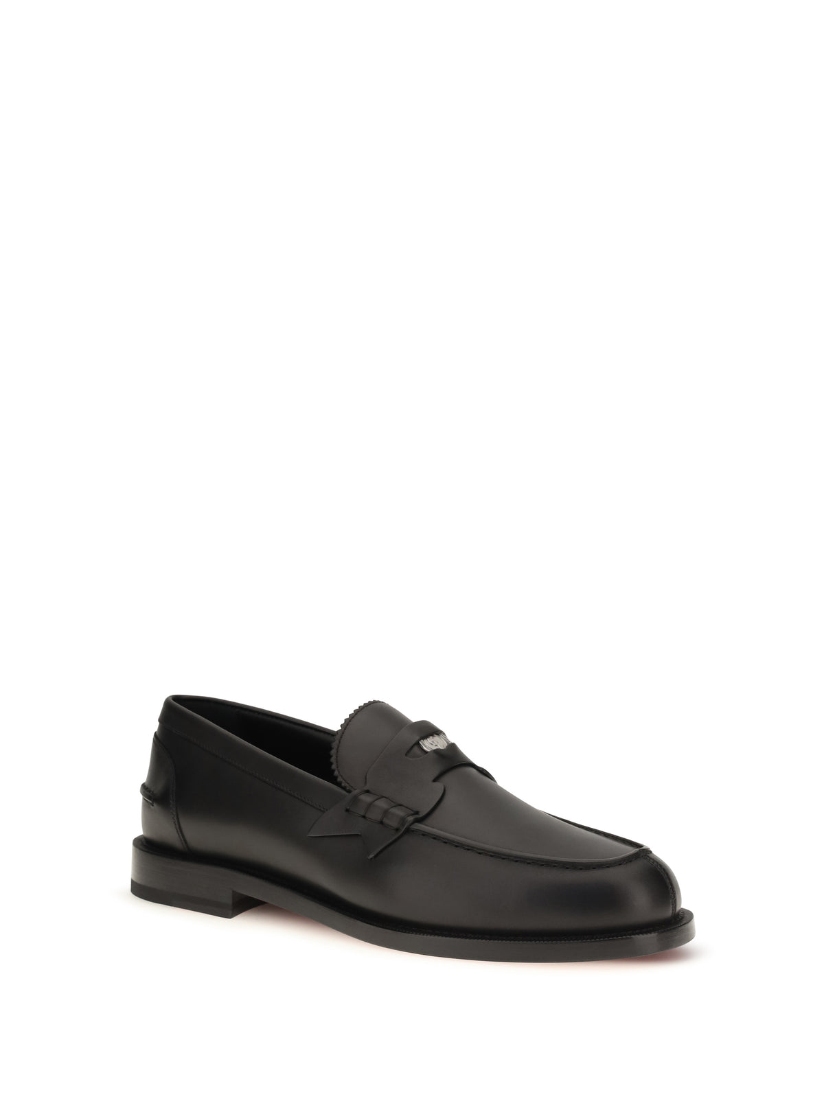 Christian Louboutin Plato leather Loafers - Black
