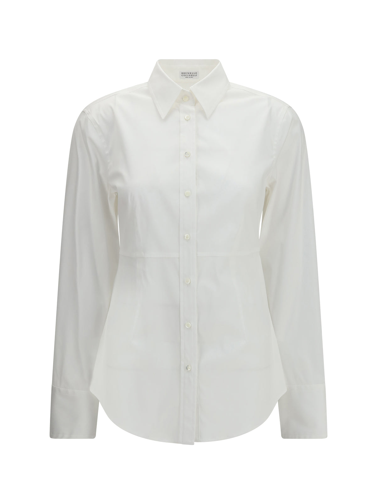 Brunello Cucinelli Cotton-blend Shirt - White
