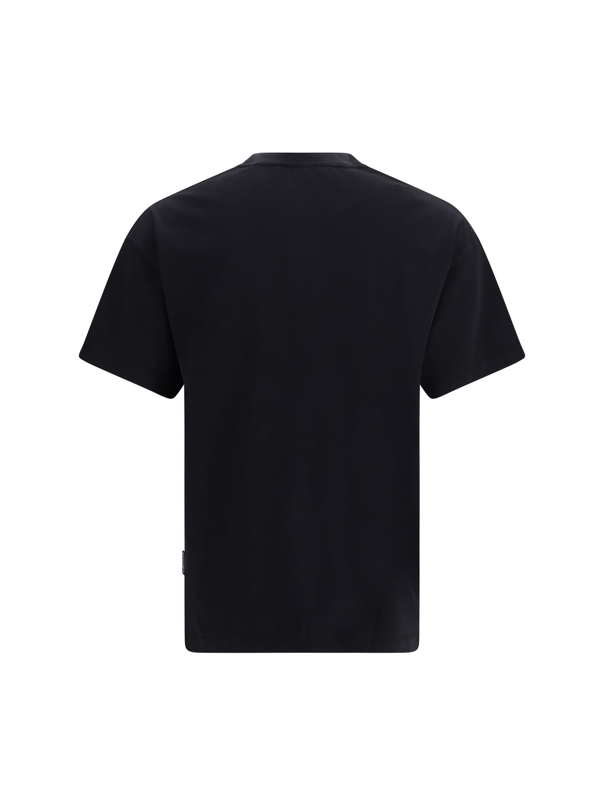 Palm Angels Stamp T-shirt with logo - Black-Off White