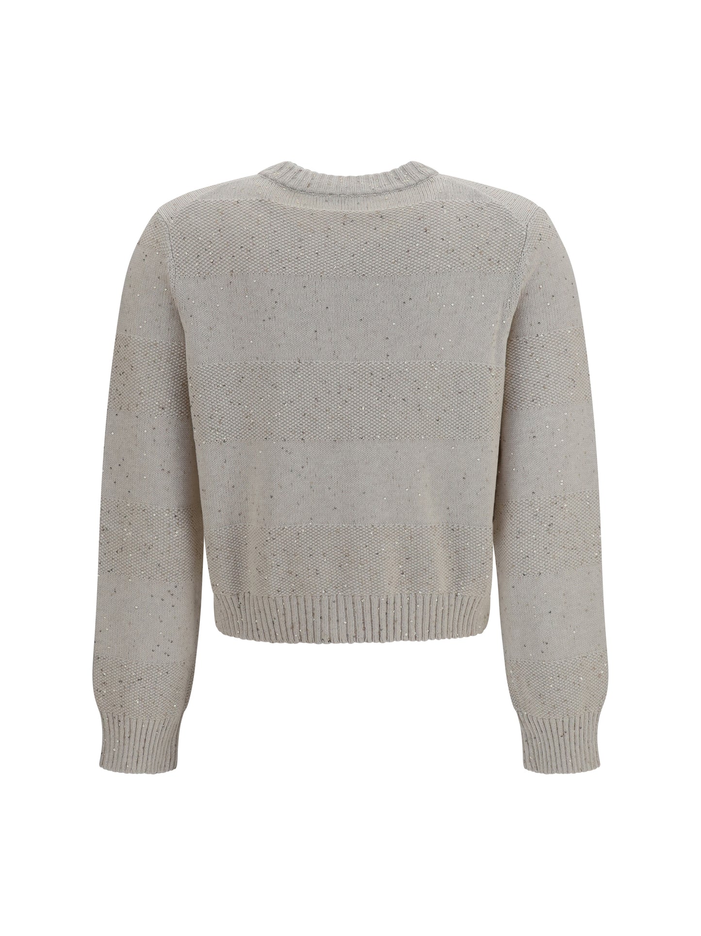 BRUNELLO CUCINELLI Long-sleeve crewneck cotton Sweater