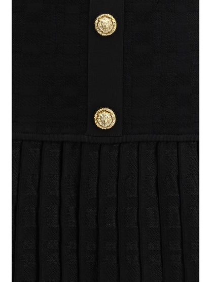 BALMAIN Pleated mini Dress