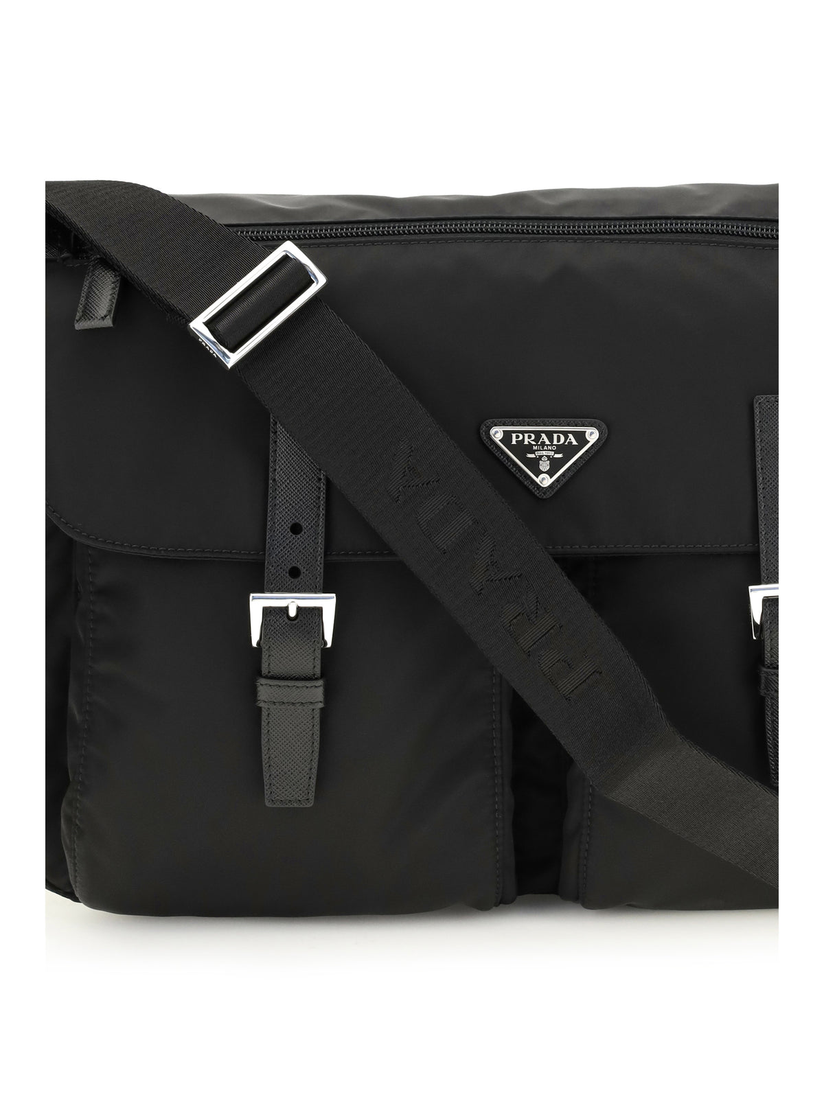 Prada Re-Nylon Shoulder Bag - Black