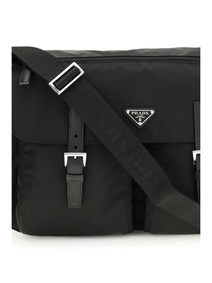Prada Re-Nylon Shoulder Bag - Black
