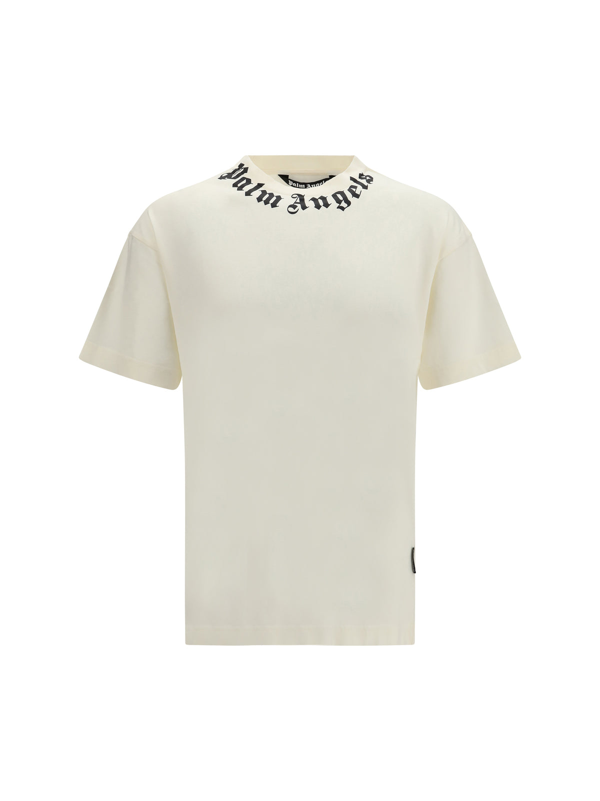 Palm Angels Logo crewneck T-shirt - Off White - Black