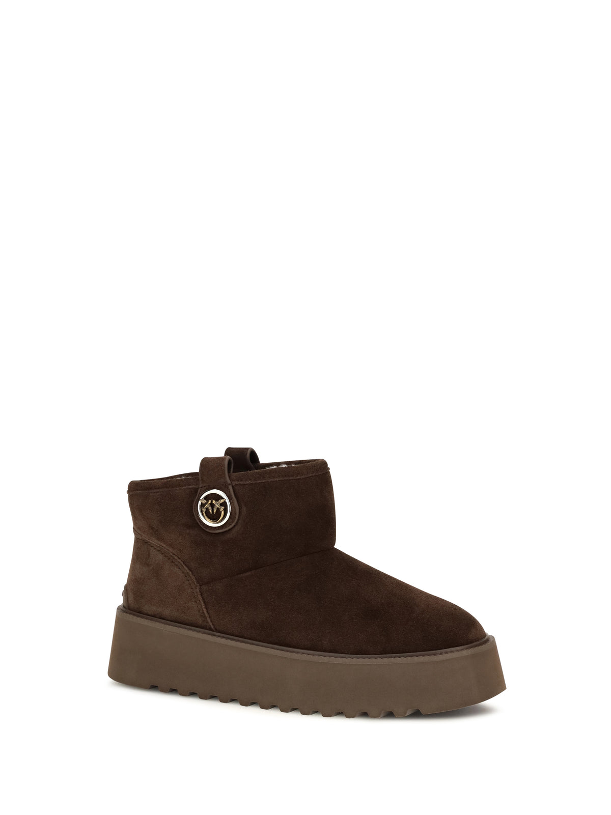 Pinko Martina 08 suede Boots - Moro