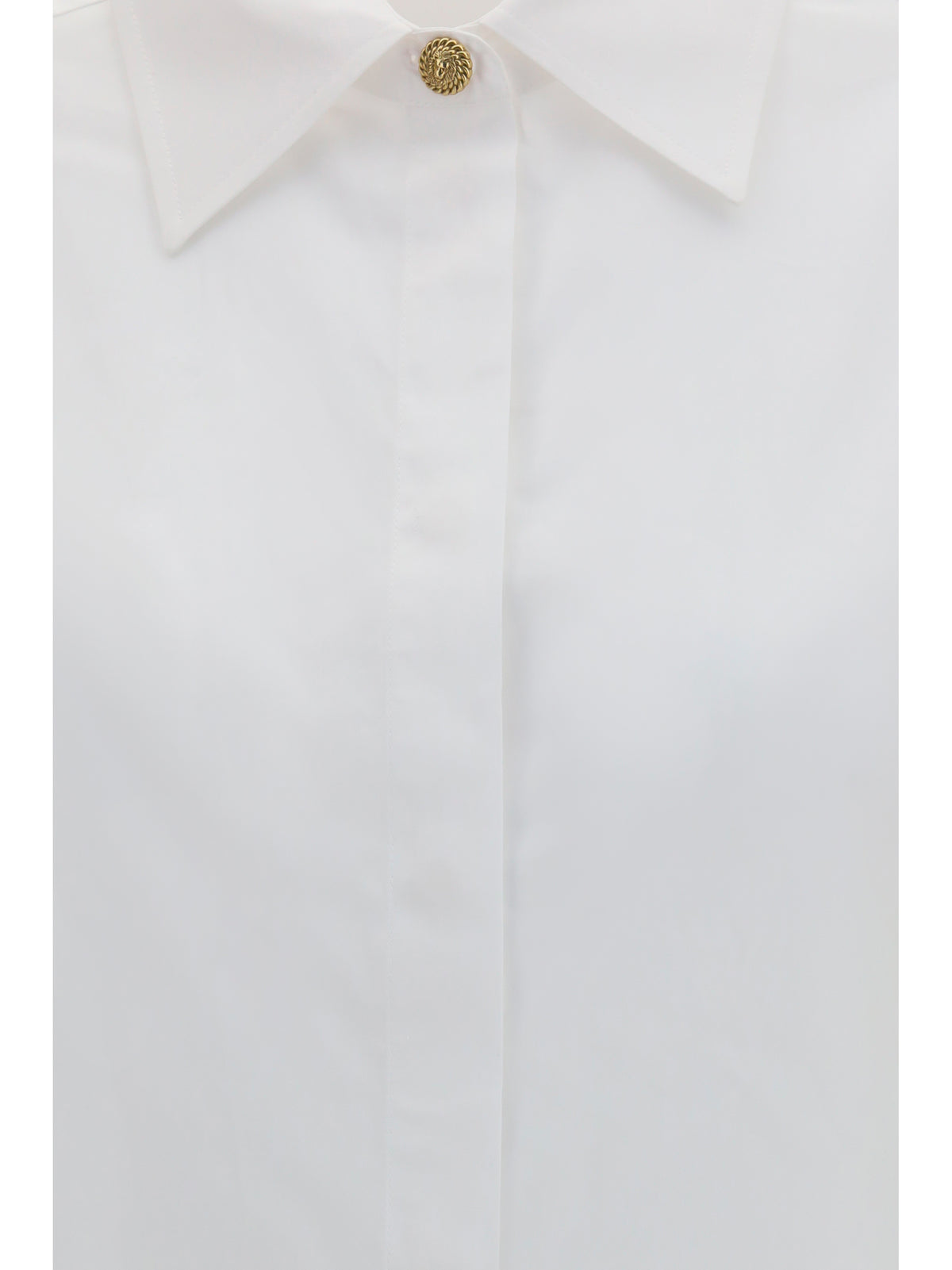 Balmain Cotton poplin Shirt - Blanc Optique