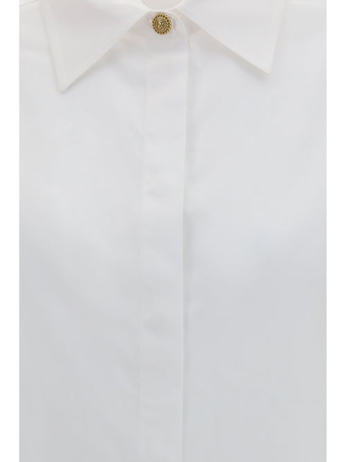 Balmain Cotton poplin Shirt - Blanc Optique