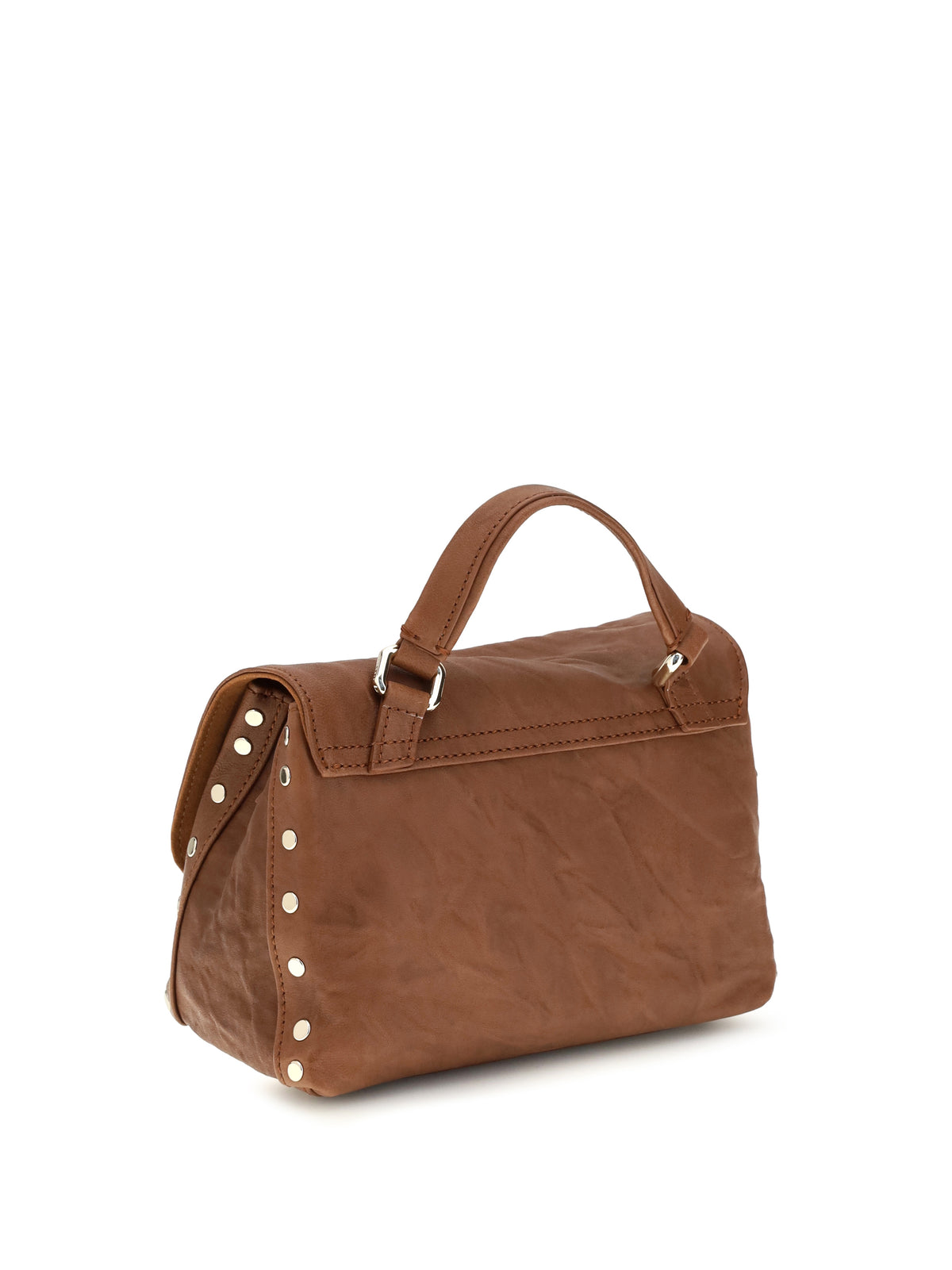 Zanellato Postina Officina suede Top Handle Bag - Brown Valle Del Casentino