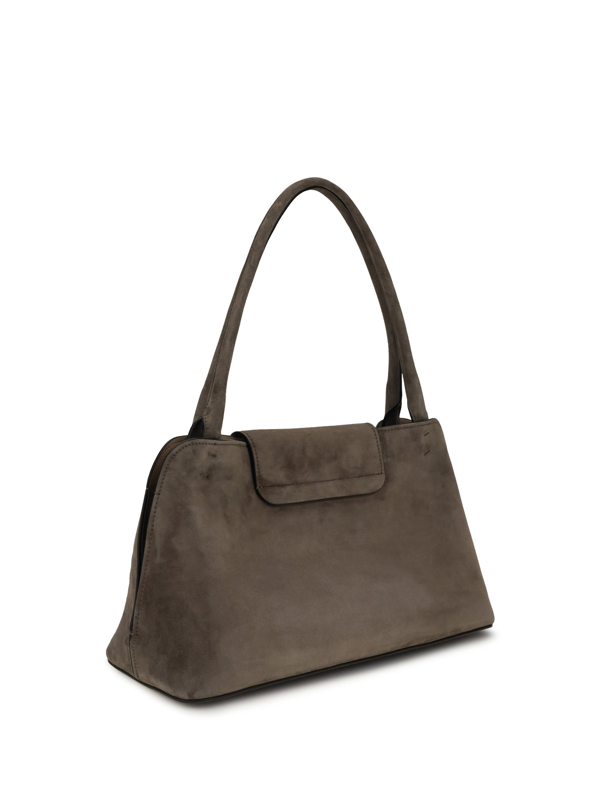 Versace Medium Vivian Shoulder Bag - Taupe Gold