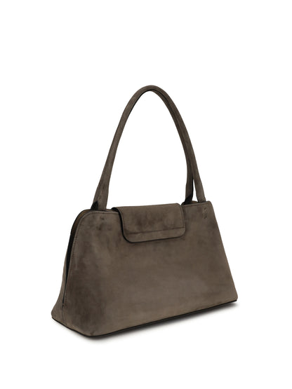 Versace Medium Vivian Shoulder Bag - Taupe Gold