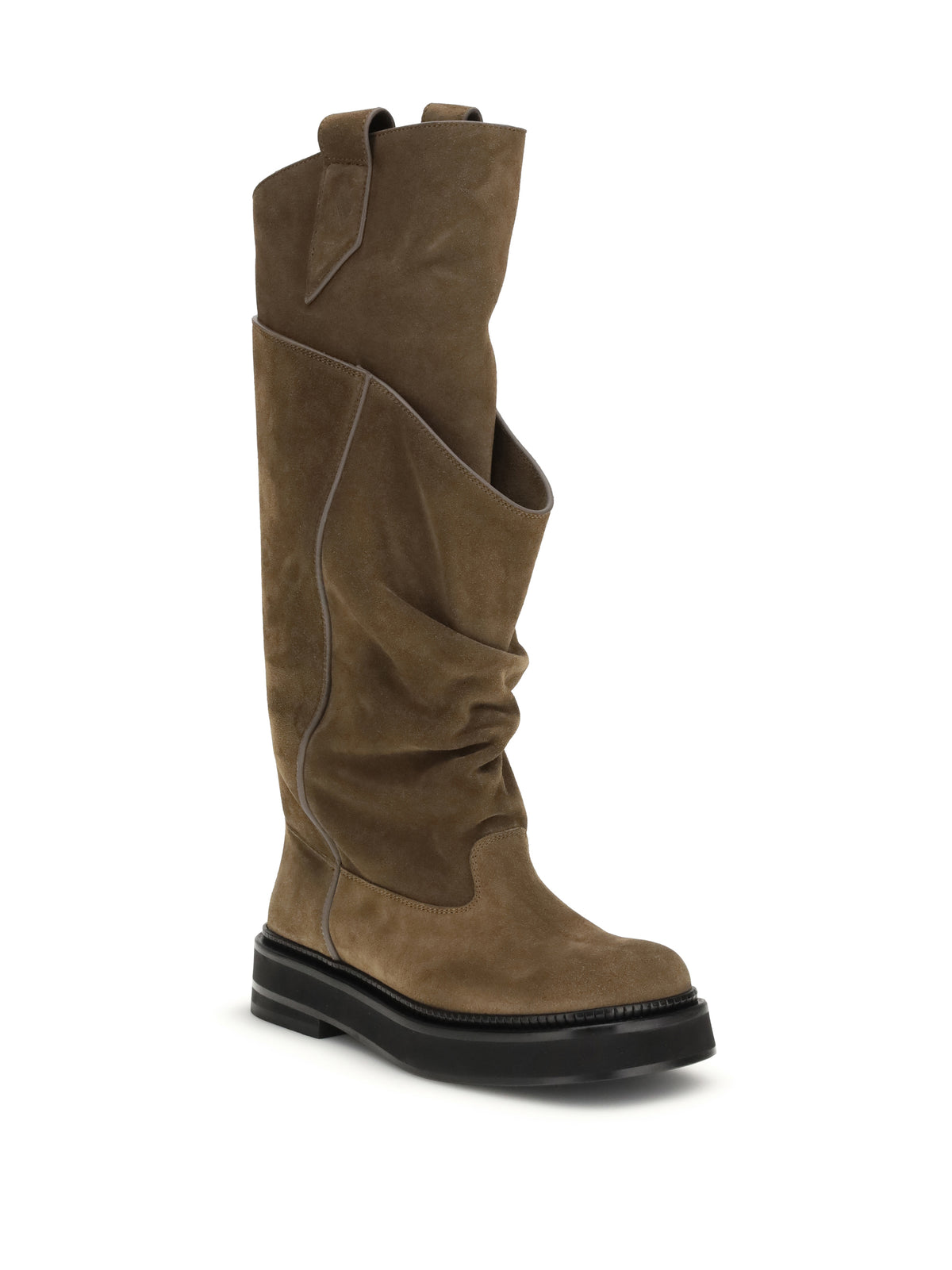 The Attico La Passeggiata suede Boots - 064