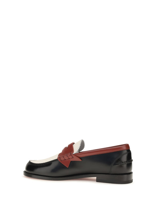 Christian Louboutin Plato leather Loafers - Version Black