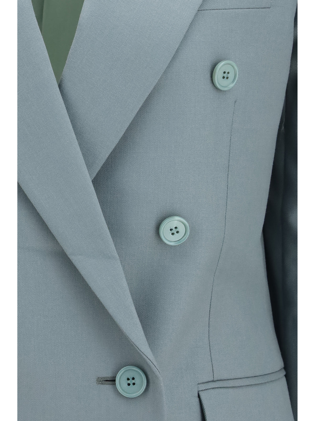 Chloé Double-breasted Blazer - Urban Grey