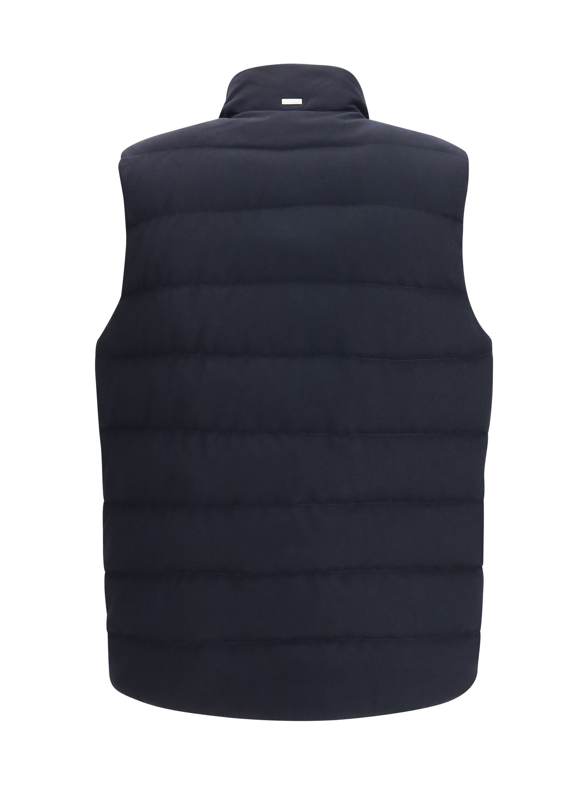 Herno Wool-blend Vest - Blue Navy