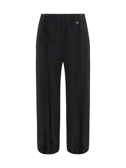 Burberry Wool jogging Pants - Black